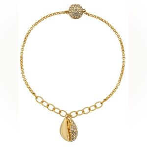 Swarovski Gold-toned Shell Bracelet